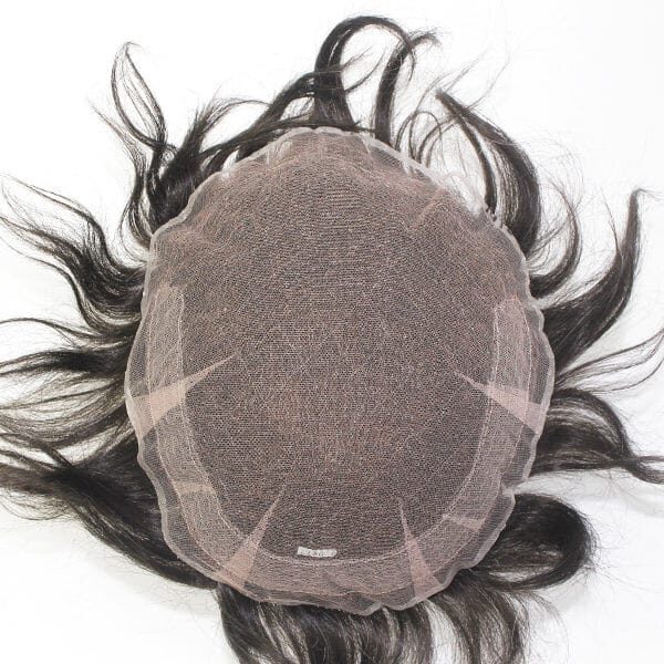 LW1962 Toupee en cheveux humains naturels Swiss Lace (2)