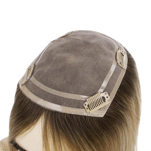 MT56 Women’s Mono Top Hair Topper With Remy Hair Wholesale (14)