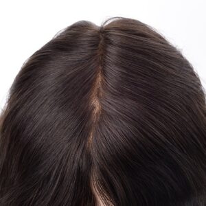NL648-Rigues-médicales-peau-injectée-avec-anti-glisse-silicone-noir-cheveux-ondés-4
